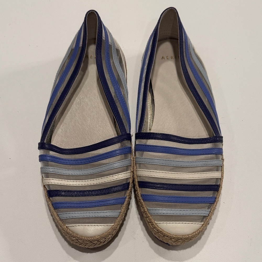 Aerin Women's Navy and Light Blue Espadrilles